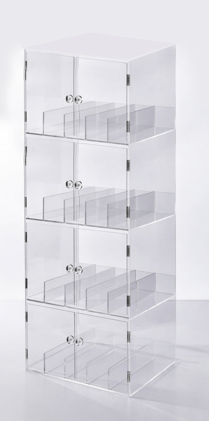 8 Shelf Display With Door